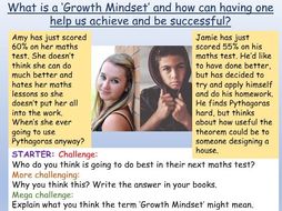 Growth Mindset: Growth Mindset PSHE or Tutor Time