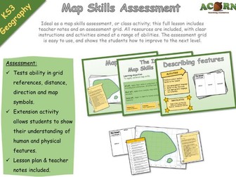 Geography - Map skills - The Island - Assessment