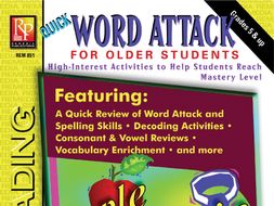 Word Attack Phonics & Decoding for Older Students