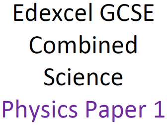 Revision guide & workbook combined physics paper 1