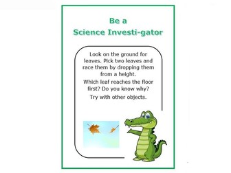 Primary science investigator posters to inspire children