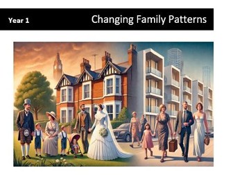 A Level Sociology - Families & Households: CHANGING FAMILY PATTERNS- booklet & teaching slides (AQA)