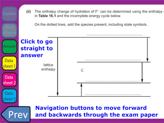 June 2018 OCR Chemistry A Level Questions with clickable links H432/01 Periodic table