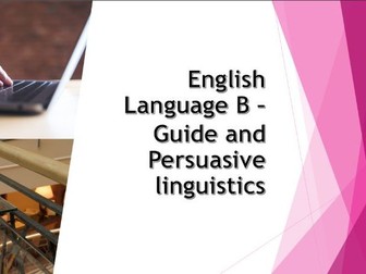 IB English B Persuasive Language Pack