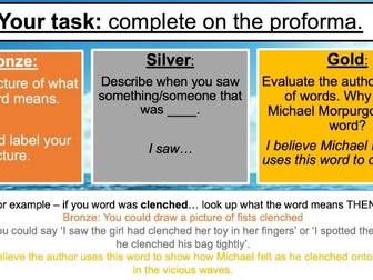 Kensuke Kingdom's Vocabulary Lesson