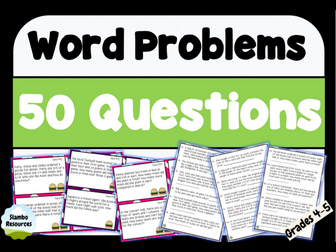 Daily Maths Word Problems | Year 4 & 5