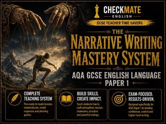 The Narrative Writing Mastery System AQA GCSE English Language Paper 1 Atmosphere, Tension, Structur