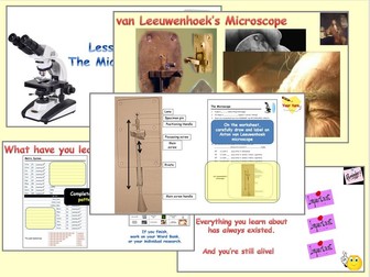 Micro organisms - 2. The microscope (PowerPoint, Worksheets and Videos)