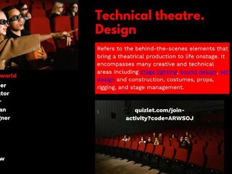 Technical theatre - Drama theory - booklet pages/pp