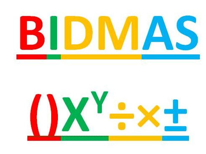 BIDMAS POSTER. | Teaching Resources