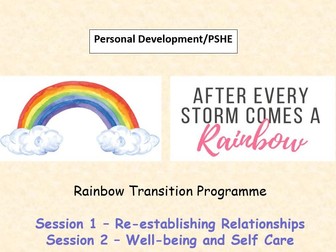 Transition back to school after Covid - PSHE