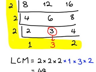 LCM with three numbers