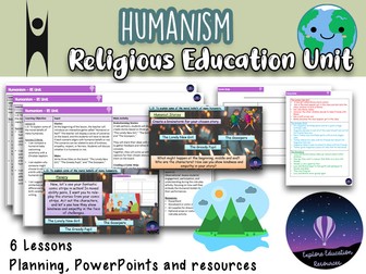 KS2 HUMANISM RE Unit - 6 Outstanding Lessons