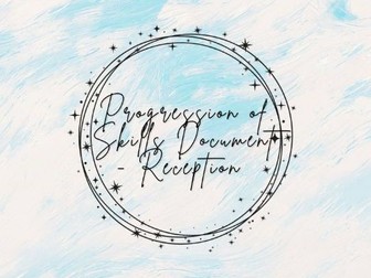 Reception Progression of Skills Document