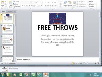 Skills circuit for Basketball