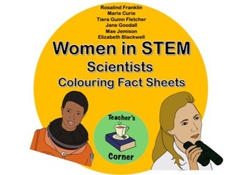Women Scientists Colouring Fact Sheets