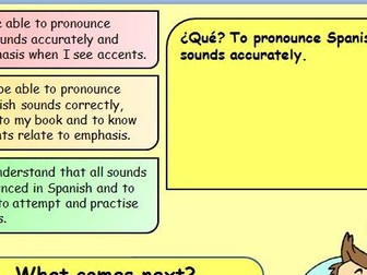 Spanish lesson bundle - alphabet and pronunciation