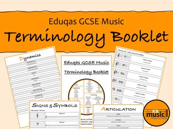 Eduqas GCSE Music Terminology Booklet