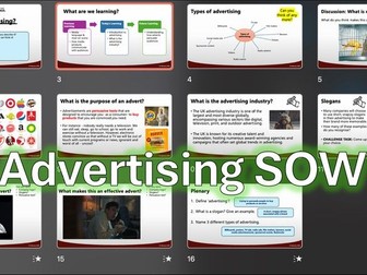 Advertising Media Studies Scheme of Work