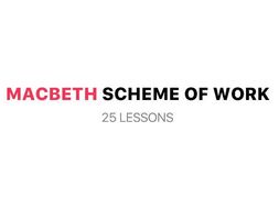Macbeth Scheme of work (SoW) - KS3/4 | Teaching Resources