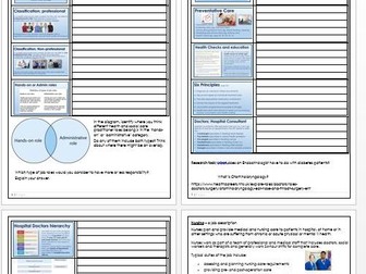 BTEC Level 3 Health and Social Care Unit 2 Working in Health and Social Care A1 and A2 spec + exam