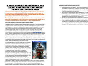 A-Level Media Assassins Creed case study revison pack