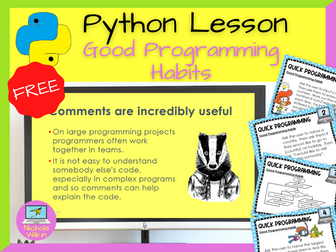 Python Good Programming Habits