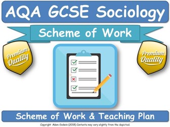 AQA GCSE Sociology [ 8192 ] - Scheme of Work for New Specification