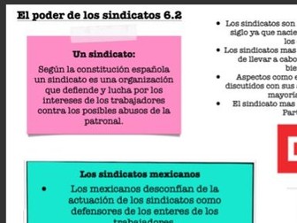 AQA A Level Spanish Year 2 Unit 6 Revision Notes-Los Movimientos Populares