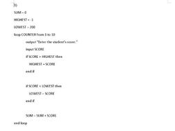 Computer Science Pseudocode Examples IBDP | Teaching Resources