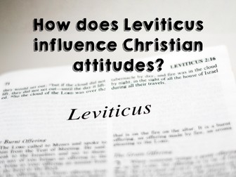 Social Issues in the Old Testament (Homosexuality)