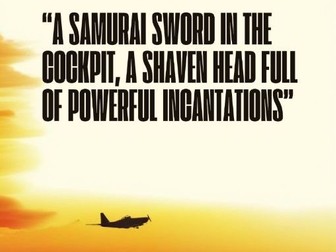 'Kamikaze' Quotation Poster New Eduqas Anthology