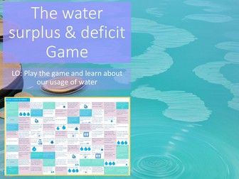 Water resource game