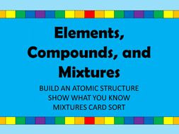 Element, Compound, Mixture Bundle