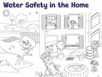 Water Safety Colouring Sheets for Primary-aged Children