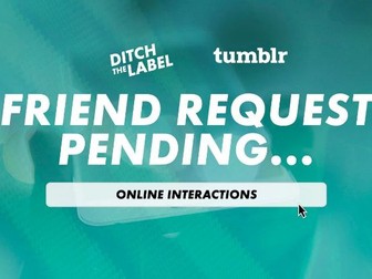 Online Friendships - from Ditch the Label