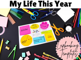 End of Year Lapbook Craft | KS2 Reflection & Memory Collage Activity
