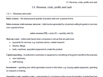 Edexcel Economics B - Theme 1.6 notes