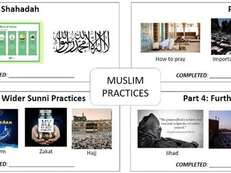 GCSE AQA RS (Spec A) - Islam Practices