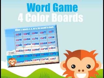 Soft C Games - Hard C Games - Perfect for Literacy Centers