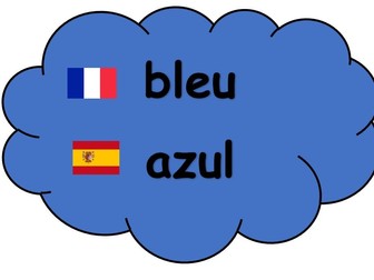 Colour Display Cards (French and Spanish)