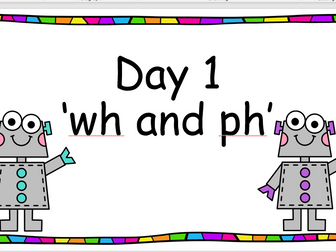 Phonics Phase 5 - wh, ph, ew, oe, au and ey