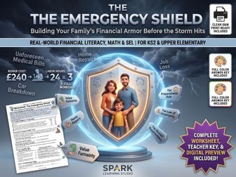 The Emergency Shield: Financial Literacy & Real-World Math Worksheet (KS2 / SEL)