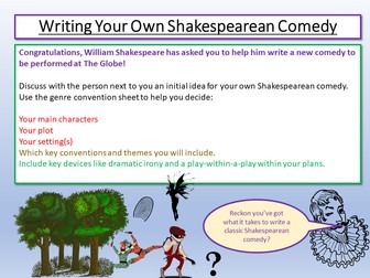 Shakespeare - Writing Your Own Comedy