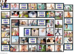 Childhood Activities Animated Board Game