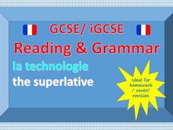 Reading and Grammar - La technologie - the superlative