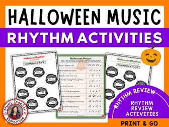 Halloween Rhythm Activities