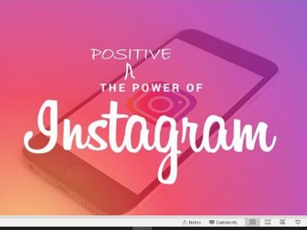 The Positive Power of Instagram