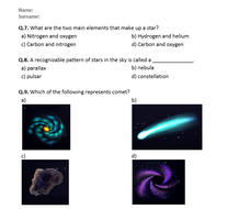 Stars, Galaxies, and the Universe - Worksheet | Distance Learning