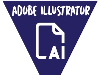 Graphic Design - Adobe Illustrator Key Tools Display Bunting